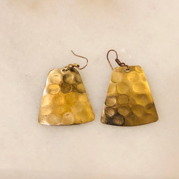 Gold plated earrings - Picture 2 of 2